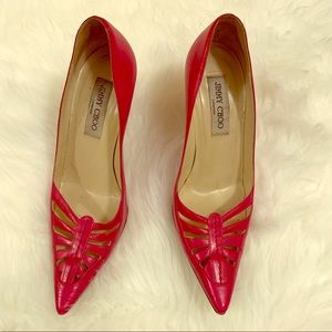 Jimmy Choo pink heels